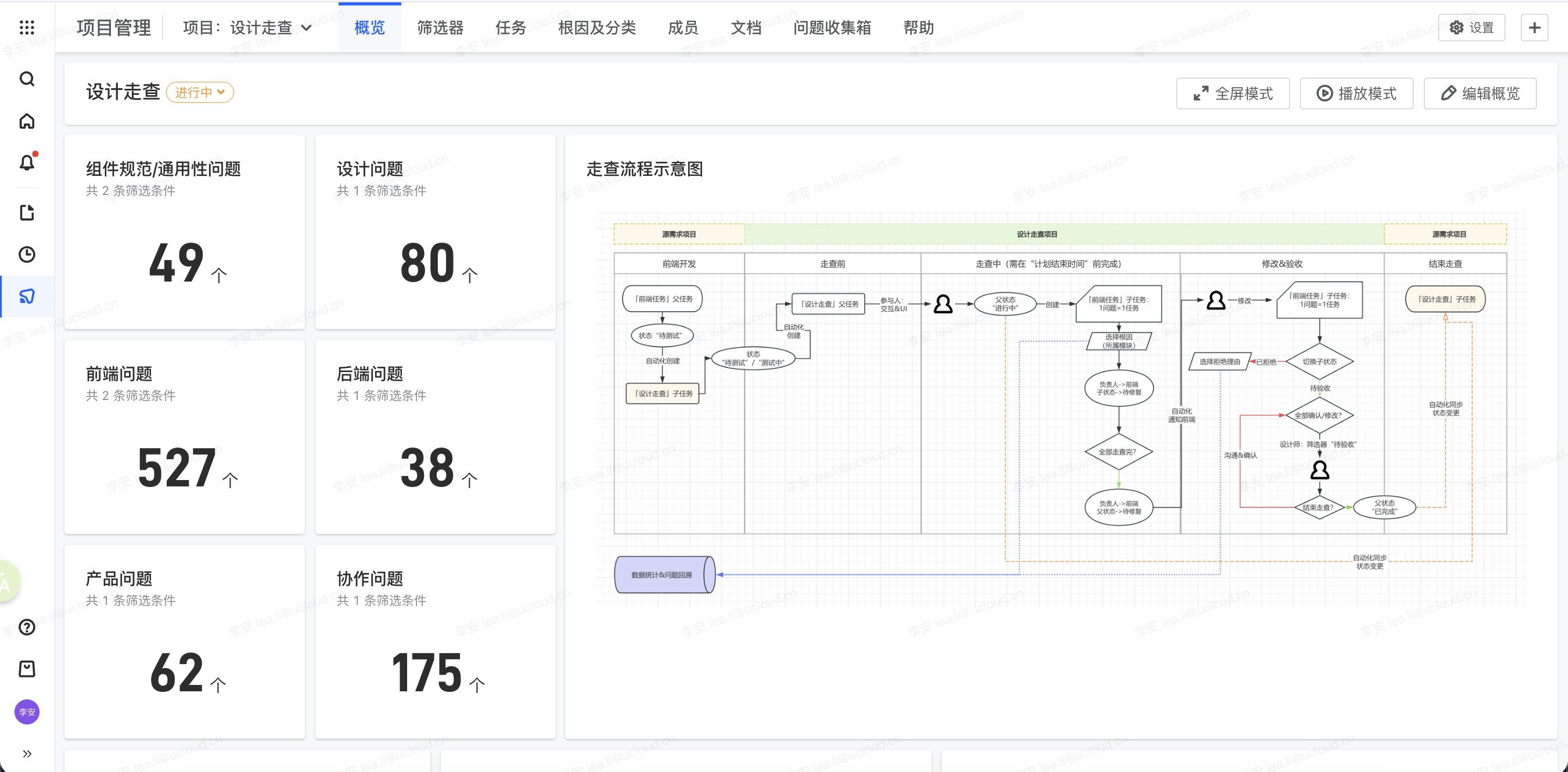 设计走查验收管理